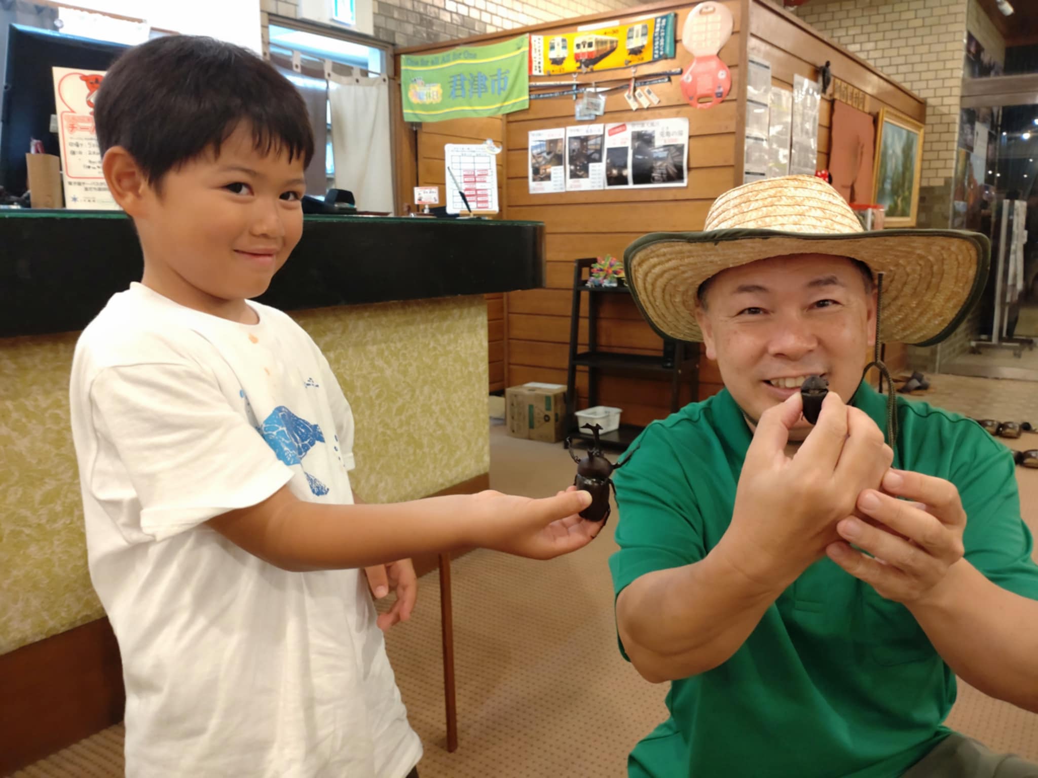 お客様の声：特大のカブトムシ