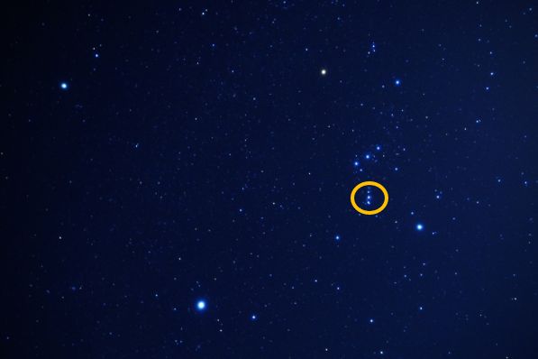 オリオン座の小三ツ星を見つけるコツ