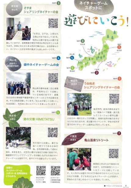 シェアリングネイチャー協会の会報誌に亀リトが掲載！！